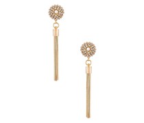 Anton Heunis OHRRING TASSEL in Metallic Gold.