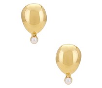 BRACHA OHRRINGE ON THE SHORE in Metallic Gold.