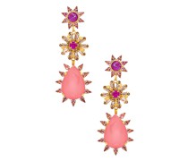 Elizabeth Cole OHRRINGE MARGUERITE in Pink.