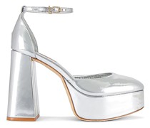 Larroude PUMPS ARI in Metallic Silver