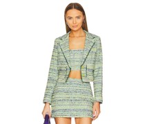 Le Superbe JACKE BEACH TWEED in Green