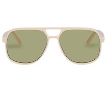 Le Specs SONNENBRILLE TRAILBREAKER in Ivory.