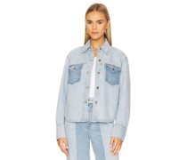 Song of Style SHACKET TEDDY in Blue