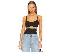 CAMI NYC TRÄGERTOP EMBRA in Black