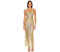 Lovers and Friends KLEID CHARLOTTE in Metallic Gold