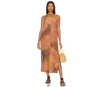 Bella Dahl MIDI-KLEID in Orange