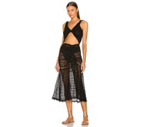 Waimari MIDI-KLEID ELIZA in Black