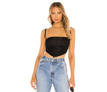 SAMI MIRO VINTAGE BLUSE V CUT in Black