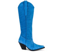 TORAL BOOT TALL SUEDE WESTERN in Blue