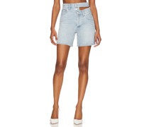 AGOLDE SHORTS BROKEN WAISTBAND in Blue
