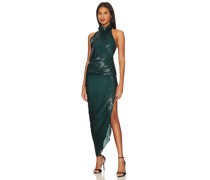 Amanda Uprichard ABENDKLEID SAMBA in Green