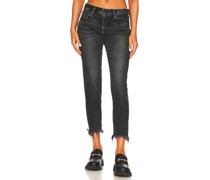 Moussy Vintage HOSE MIT TAPERED-FIT MERRY in Black