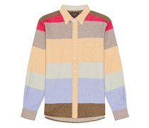 Beams Plus FLANELLHEMD B.D in Red