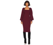 MINKPINK MIDI-KLEID PAGE in Wine