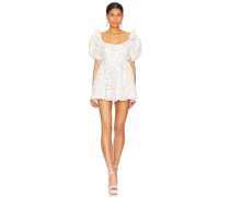 For Love & Lemons MINIKLEID MAGNOLIA in White