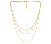joolz by Martha Calvo HALSKETTE KIM in Metallic Gold.