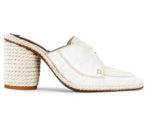 Zimmermann LOAFERS BACKLESS BOAT in Ivory