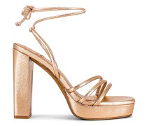 Jeffrey Campbell PLATEAU-SANDALE MIT ABSATZ PRESECCO in Rose Gold