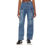BLANKNYC JEANS IM CARGO-STYLE in Blue