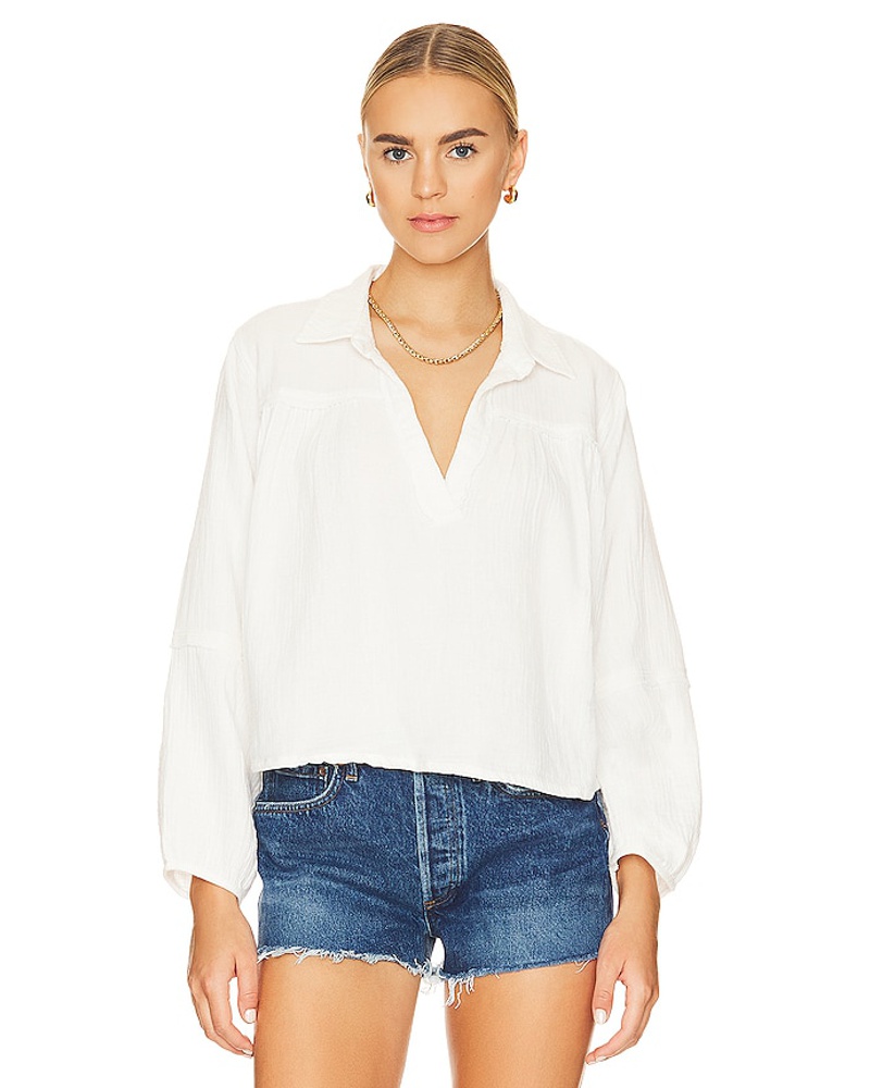 Free People Damen Free People OBERTEIL YUCCA in White