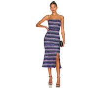 ELLIATT MIDI-KLEID DESERAE in Purple