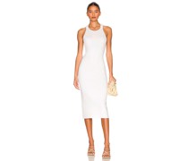 525 MIDI-KLEID OPEN BACK in White