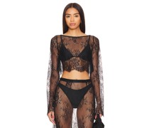 House of Harlow 1960 BLUSE DIONNE LACE in Black