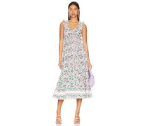 Cleobella MIDI-KLEID KAREENA in Ivory,Green