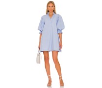 SOVERE MINIKLEID FOCUS PLEAT SMOCK in Baby Blue