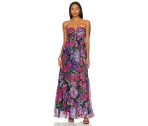MILLY MAXIKLEID RIVER GARDEN in Purple