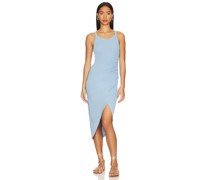 L*SPACE MIDI-KLEID BARDOT in Baby Blue