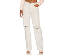 GRLFRND BOYFRIEND JEANS MIT NIEDRIGER LEIBHÖHE BELLA in Grey