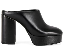 ALOHAS CLOGS CLOCK OUT in Black