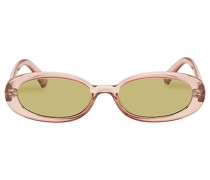Le Specs SONNENBRILLE OVAL OUTTA LOVE in Rose.