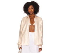AEXAE OBERTEIL SHIRT in Metallic Gold