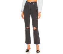 ROLLA'S JEANS IM USED-LOOK MIT GERADEM BEIN ORIGINAL in Charcoal