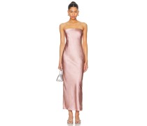 MORE TO COME MAXIKLEID EMMA STRAPLESS in Blush