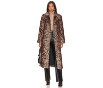 Unreal Fur KUNSTFELLMANTEL ALPHA in Brown