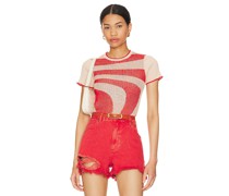 Autumn Cashmere T-SHIRT GRAPHIC in Red