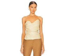 Paris Georgia OBERTEIL ASYMMETRIC BODICE in Green