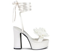 Jeffrey Campbell PLATEAUSANDALEN BLOSSOMING in White