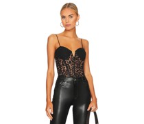 CAMI NYC BODY ANNE CORDED LACE in Black