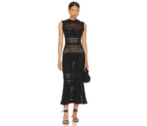 MISA Los Angeles MIDI-KLEID AMANDA in Black