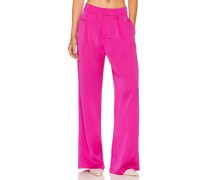 Line & Dot WEITE HOSE MIKI in Fuchsia