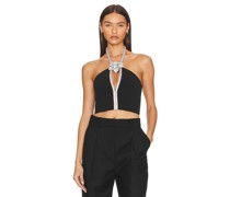 Nue Studio BIKINI-OBERTEIL MIT BUSTIER ROSE in Black