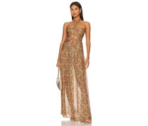 Ronny Kobo KLEID CLARICE in Brown