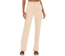 AFRM STRAIGHT-FIT-JEANS FEZ in Tan