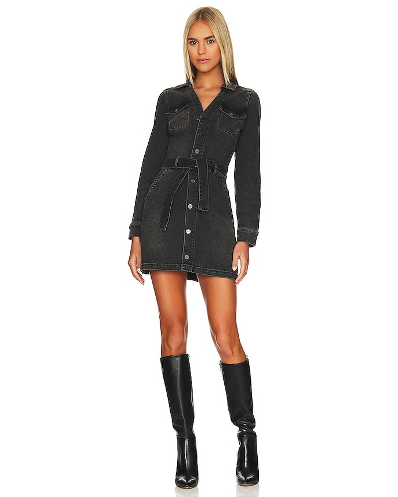 Paige Damen PAIGE KLEID MAYSLIE in Black