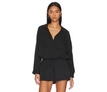 LNA OBERTEILE MIT KNOPFVERSCHLUSS DRAWSTRING in Black
