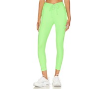 YEAR OF OURS LEGGINGS RIBBED FOOTBALL in Green